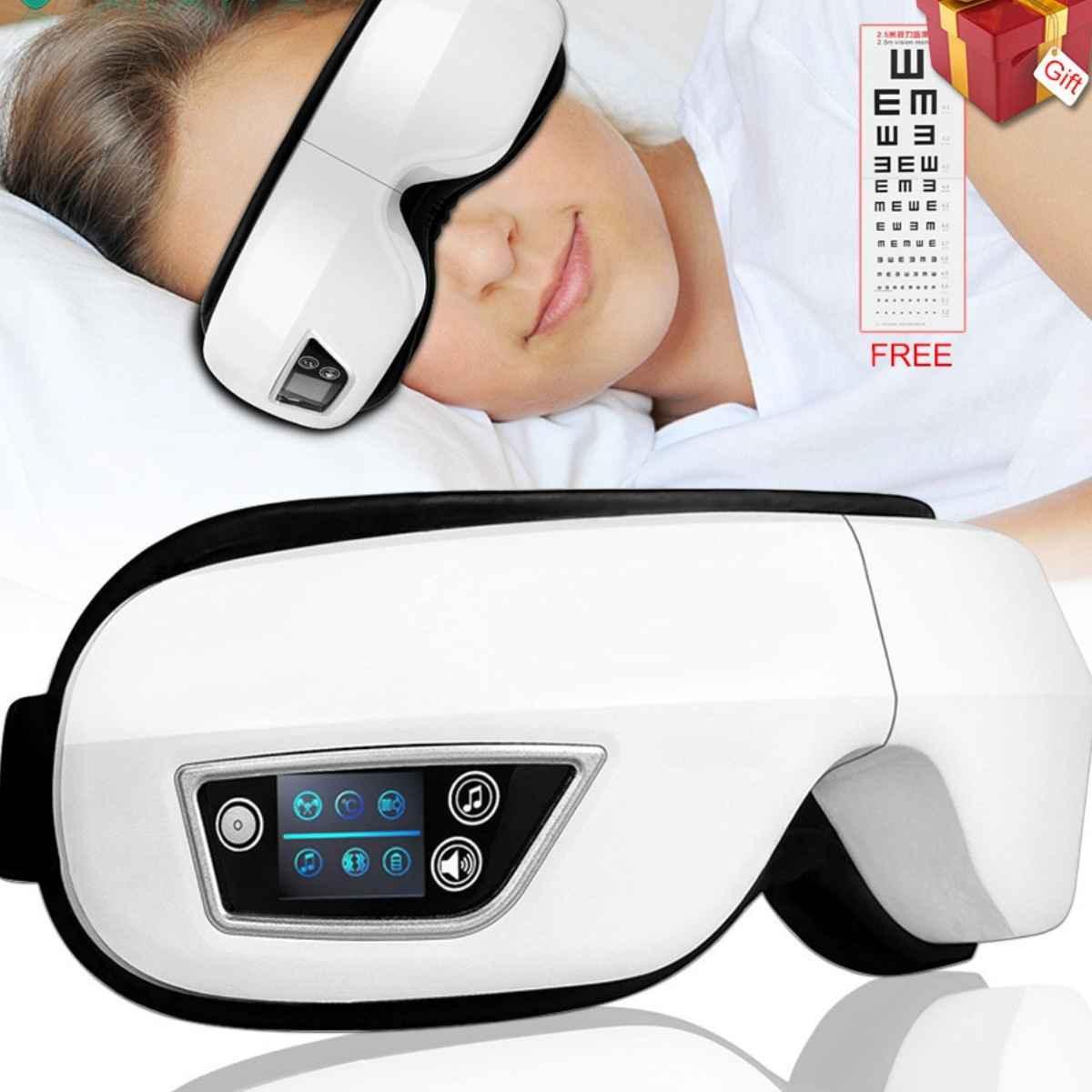 Eye Massager with Hot Compress for Puffiness and Wrinkles
