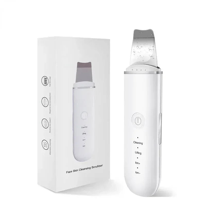 DermaVibra Ultrasonic Skin Scrubber for Radiant Skin