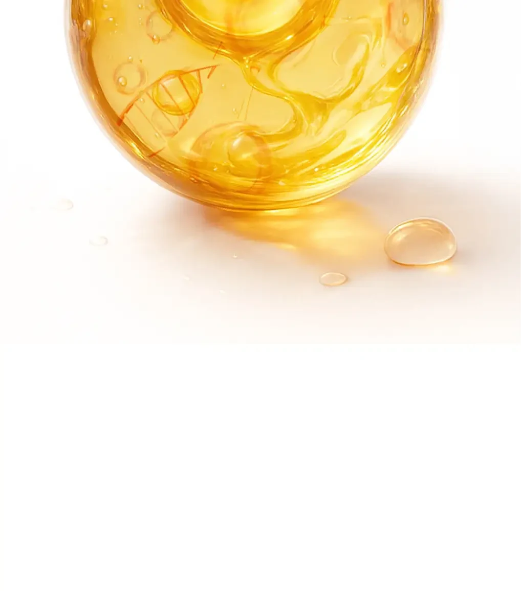 Illustrative cosmetic serum texture