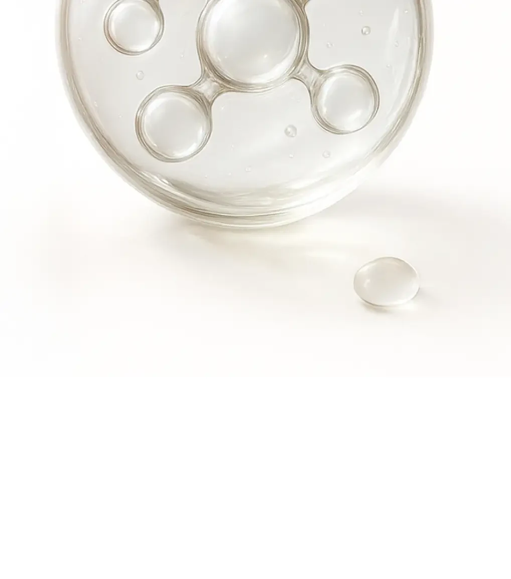 Illustrative cosmetic serum texture